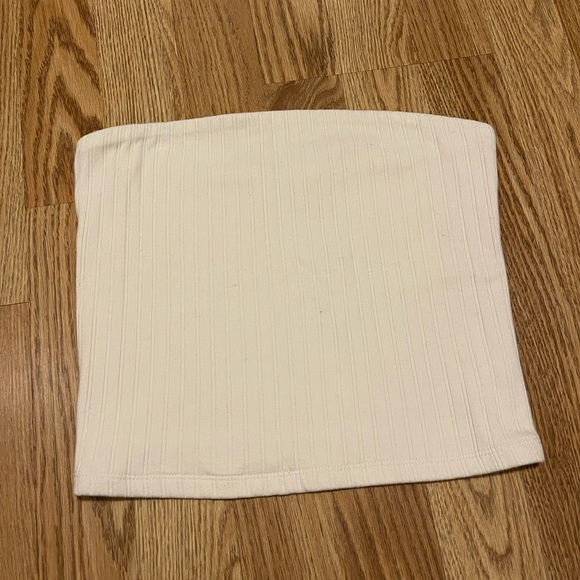 American Eagle Off White Beige Tube Top NWOT - Picture 2 of 4